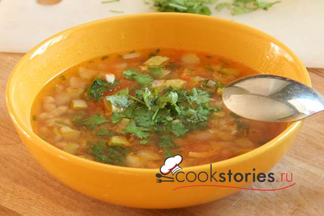 Рецепт супа из консервированной фасоли